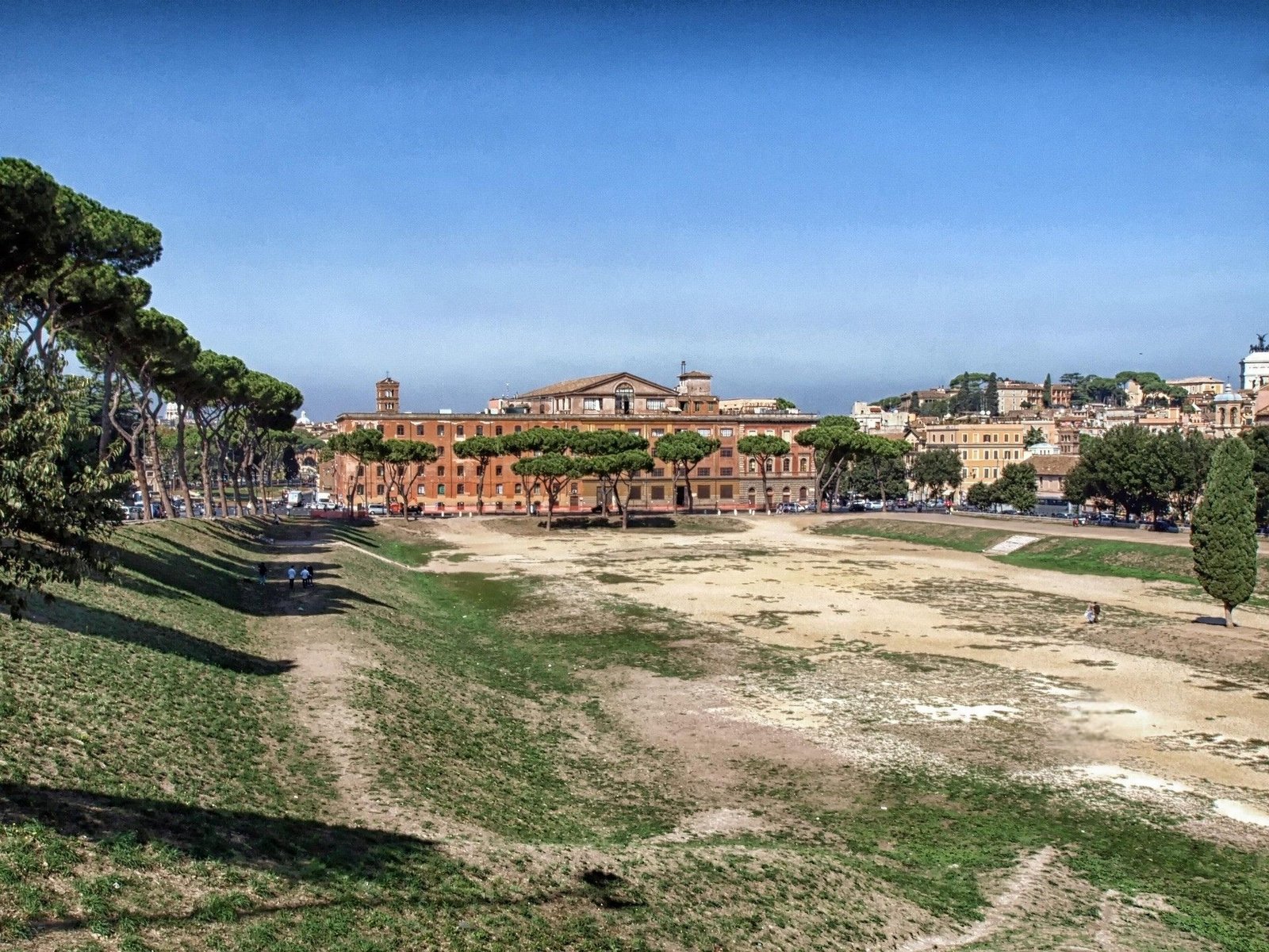 Roma da gezilecek yerler Circus Maximus Maksimus Sirki