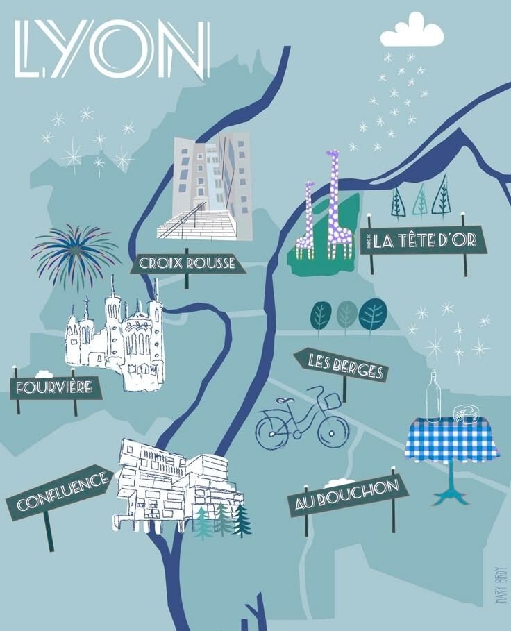 Lyon gezi rehberi ulaşım - Lyon Fransa metro haritası ve toplu taşıma ağı