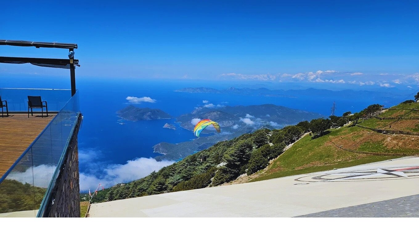 Fethiye Babadağ yamaç paraşütü ve teleferik