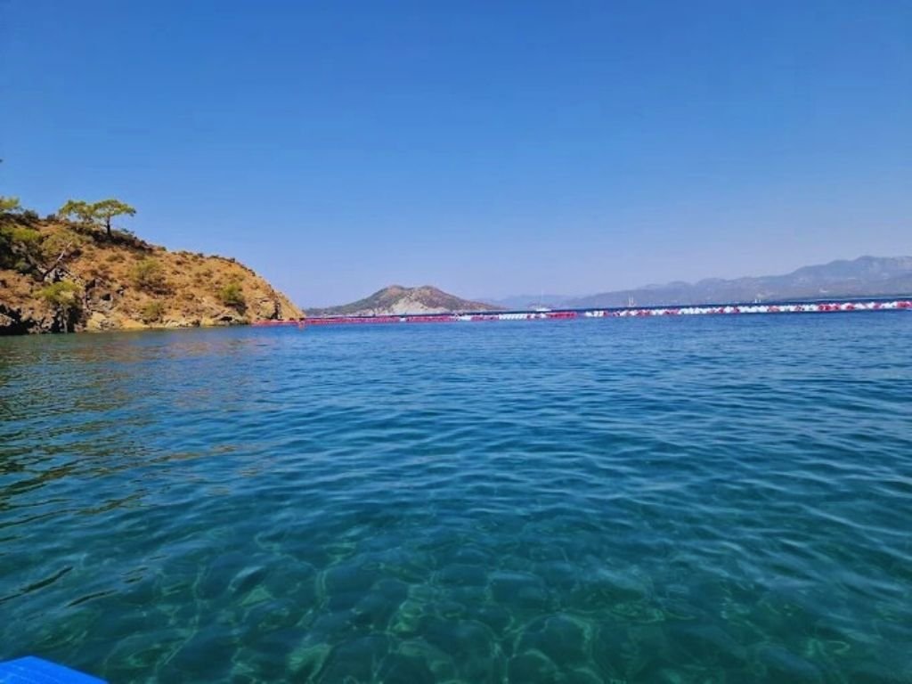 Kuleli Plajı aile bölümleri turkuaz deniz