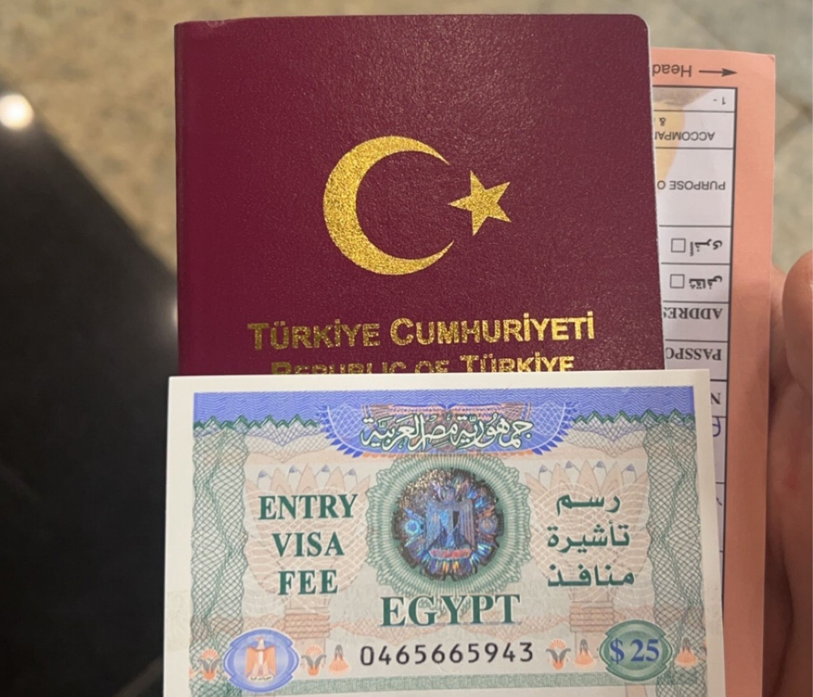 Kahire gezi rehberi: Havalimanında vize işlemleri